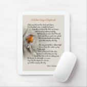 A Robin's Song at Daybreak – 詩N.ウォーターマン マウスパッド (マウス)