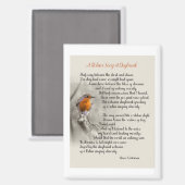 A Robin's Song at Daybreak – 詩N.ウォーターマン マグネット (正面/裏面)