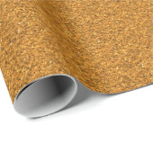 A roll of brown cork sheeting material ラッピングペーパー (ロールコーナー)