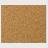 A roll of brown paper with a textured surface ラッピングペーパー (フラット)