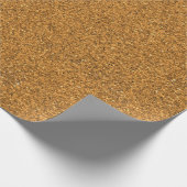 A roll of brown paper with a textured surface ラッピングペーパー (角)