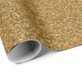A roll of brown wrapping paper in textured surface ラッピングペーパー (ロールコーナー)