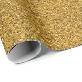 A roll of brown wrapping paper with a textured ラッピングペーパー (ロールコーナー)