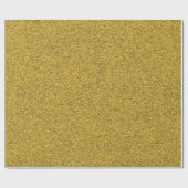 A roll of gold glitter wrapping paper ラッピングペーパー (フラット)