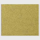 A roll of gold glitter wrapping paper ラッピングペーパー (フラット)