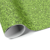 A roll of green artificial turf ラッピングペーパー (ロールコーナー)