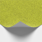 A roll of green textured wrapping paper ラッピングペーパー (角)