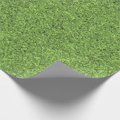 A roll of green textured wrapping paper ラッピングペーパー (角)