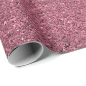 A roll of pink and black speckled wrapping paper ラッピングペーパー (ロールコーナー)