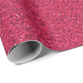 A roll of pink glitter wrapping paper ラッピングペーパー (ロールコーナー)