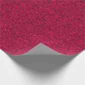 A roll of red glitter wrapping paper ラッピングペーパー (角)