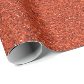 A roll of red roofing material with a textured  ラッピングペーパー (ロールコーナー)