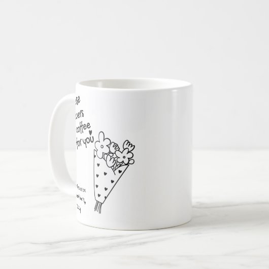 A romantic mug for your loved one コーヒーマグカップ (正面左)
