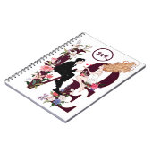 A romantic personalized Valentine’s Day ノートブック (左側)