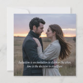 A romantic sunset photograph love & séduction (正面)