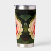 A rose and a butterfly 保温保冷タンブラー (右面)