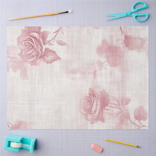 A Rose and Lace Series Design #7 薄葉紙 (クラフト)