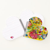 A Rose By Any Other Name heart-shaped notebook ノートブック (内部)