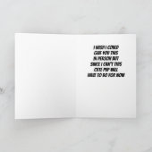 **A ROSE** FOR MY NIECE "YOUR BIRTHDAY CARD カード (内部)