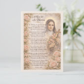 A Rose for St. Thérèse Devotional Note カード (スタンド正面)