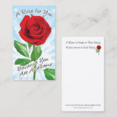 A Rose For You Calling Card コーリングカード (正面/裏面)