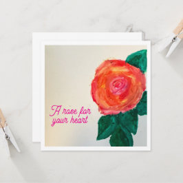 A Rose For Your Heart カード