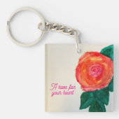 A Rose For Your Heart キーホルダー (正面)