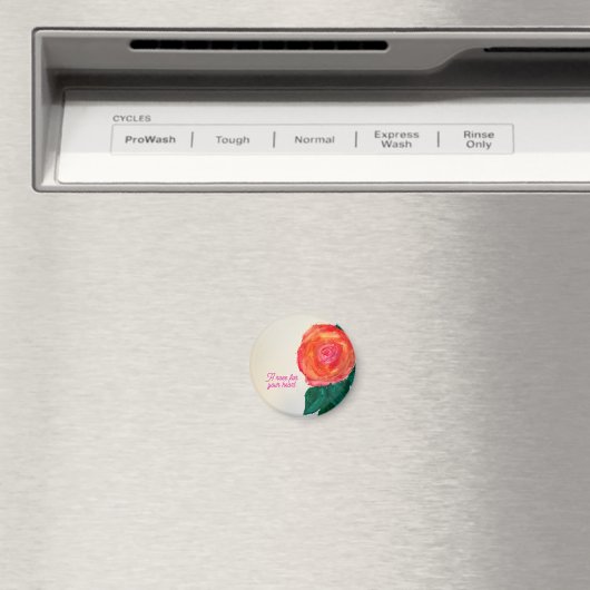 A Rose For Your Heart マグネット (インサイチュ (食洗機))