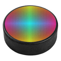 A round, multicolored object with a glossy