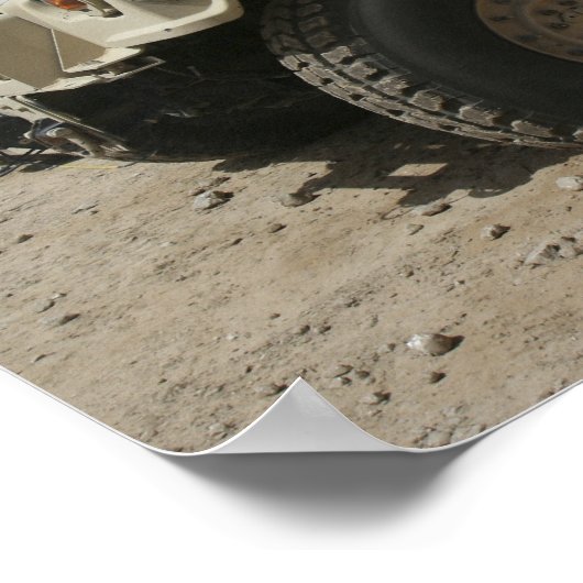 A row of humvees from Task Force Military Polic ポスター (角)