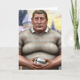 A Rugby Christmas - Rugby Greeting Card シーズンカード