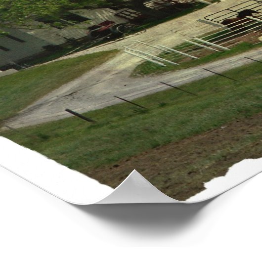 A Rural Iowa Farm Scene ポスター (角)