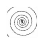 A S PiはPiのスパイラルを表す ラバースタンプ (インプリント)
