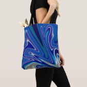 A S plash of Blue トートバッグ (クローズアップ)