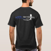 A.S.S.I.Skydiver - Packer Team A.S.S.I. Tシャツ (裏面)