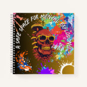 A safe space for mental explosions. ノートブック (正面)