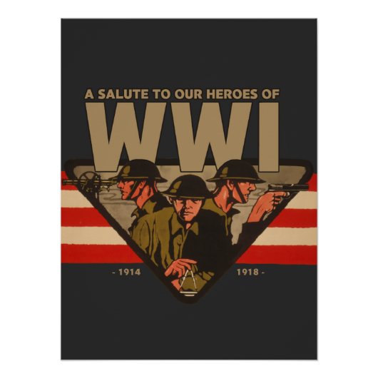 A Salute To Our Heroes of WWI ポスター (正面)