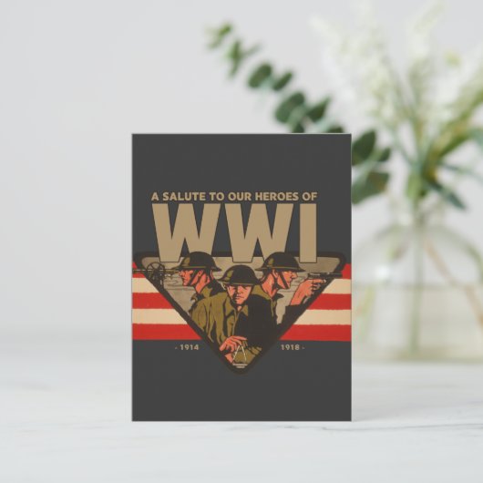 A Salute To Our Heroes of WWI ポストカード (スタンド正面)