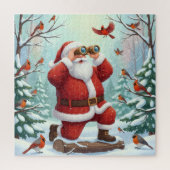 A Santa's View: Christmas Bird Watching ジグソーパズル (縦)