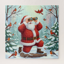 A Santa's View: Christmas Bird Watching ジグソーパズル