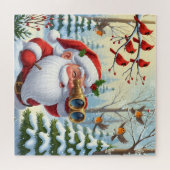 A Santa's View: Christmas Bird Watching ジグソーパズル (横)