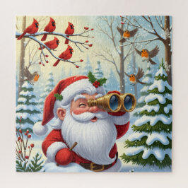 A Santa's View: Christmas Bird Watching ジグソーパズル