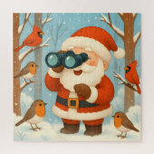 A Santa's View: Christmas Bird Watching ジグソーパズル (縦)