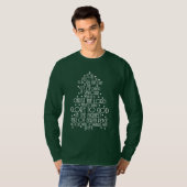 A Savior is Born Luke 2-11 Christmas Tree Shirts Tシャツ (正面フル)
