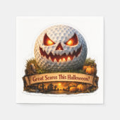 a scarry halloween napkin スタンダードカクテルナプキン (正面)