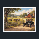 A scene from American life. ポストカード<br><div class="desc">Retro postcard. A scene from American life in the first quarter of the 20th century.</div>