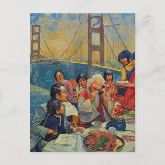 A Scenic Dinner at the Bridge ポストカード (正面)