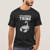 A Scorpio Thing  Person Tシャツ (正面)