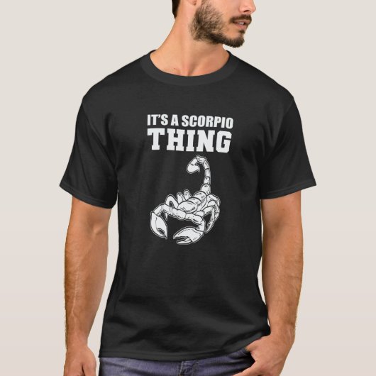A Scorpio Thing  Person Tシャツ (正面)