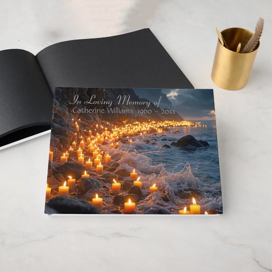 A sea of candlelights, Funeral Condolence ゲストブック